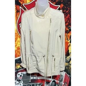 Calvin Klein‎ Women's Cream Colored Jacket Sz. XS